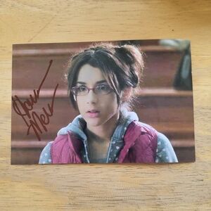 Hannah Marks Hand Signed 4x6 Autograph Photo The Amazing Spiderman
